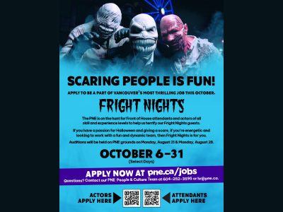 Actors for Fright Nights!