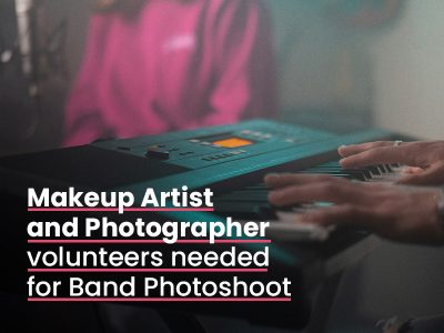 Student Volunteers for Band Photoshoot