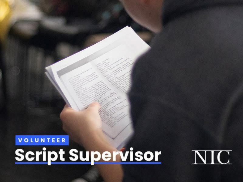 Script Supervisor needed for NIC Film Production